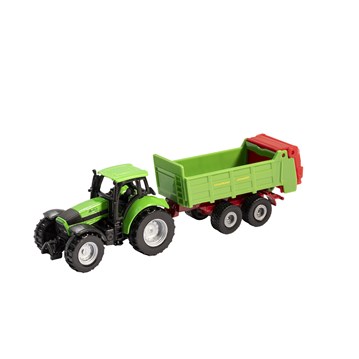 Visualizza i dettagli per Trattore giocattolo DEUTZ-FAHR Agrotron con container Immagine di Trattore giocattolo DEUTZ-FAHR Agrotron con container