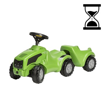 Visualizza i dettagli per Trattorino a spinta DEUTZ-FAHR 3060 con rimorchio Immagine di Trattorino a spinta DEUTZ-FAHR 3060 con rimorchio