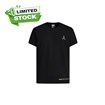 Immagine di T-shirt nera con logo ricamato DEUTZ-FAHR